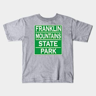 FRANKLIN MOUNTAINS STATE PARK Kids T-Shirt